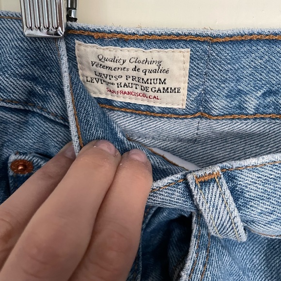 Levi’s 501 splattered denim - Picture 4 of 4